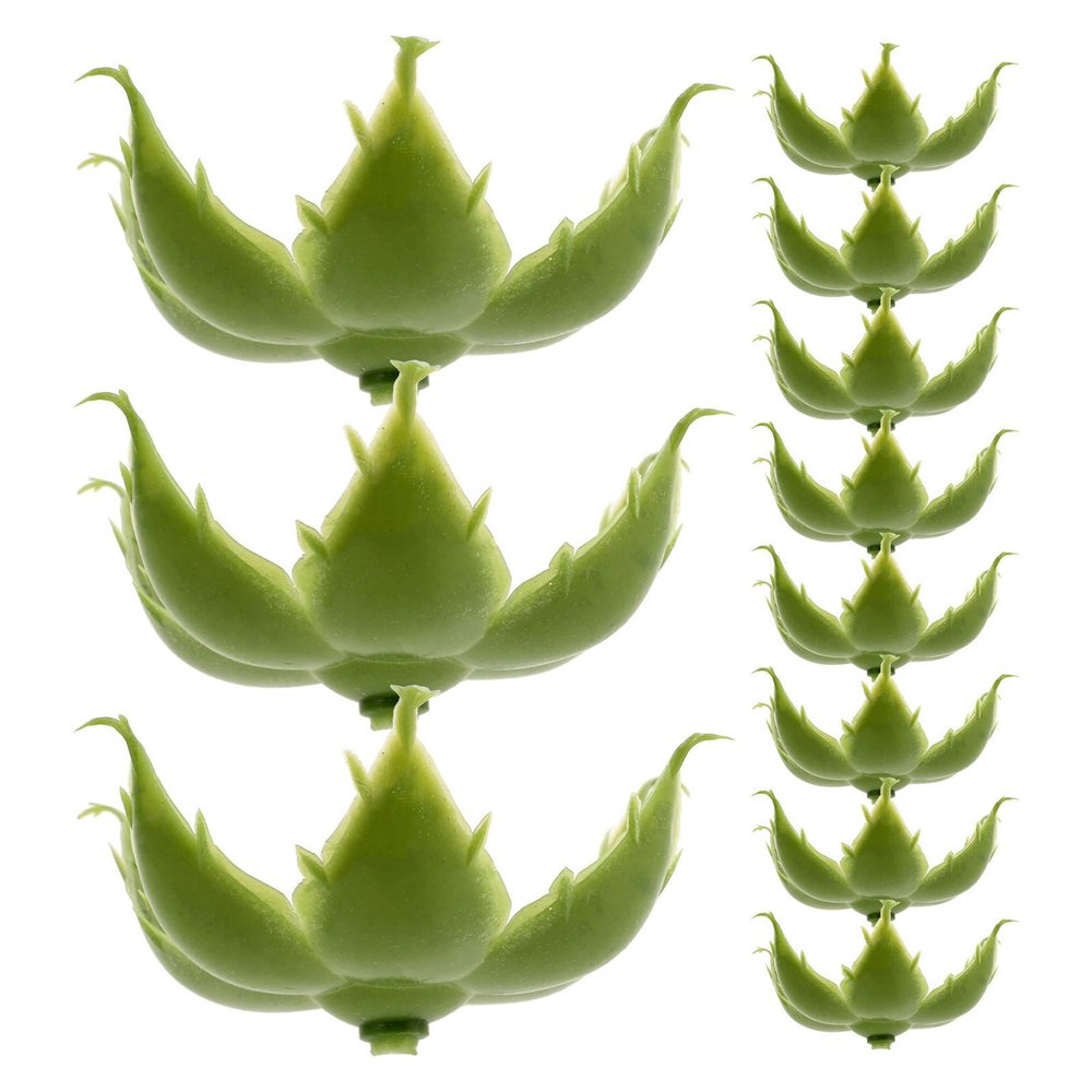 IDEANATEGRATE Large Artificial Rose Calyxes, 100 Plastic Pieces for DIY Floral Arrangements
