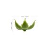 IDEANATEGRATE Large Artificial Rose Calyxes, 100 Plastic Pieces for DIY Floral Arrangements view 2