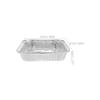 CALLARON Reusable Aluminum Foil Baking Pans with Even Heat Distribution, 30-Pack, 8 x 8 cm Square view 2