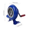 KICHOUSE Hand-Crank Portable Iron Grill Air Blower view 2