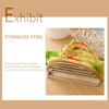 WATIIFUFU 3-Piece Stainless Steel Taco Stand Set view 4