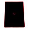 Lljsszr Non-Slip Latex Weightlifting Equipment with Replaceable Cushion and Back Support, Ideal for Weightlifting and Bodybuilding, Black and Red view 1