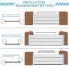 Aluminum Flood Barrier, L 193 cm x H 60 cm, Removable view 4