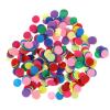 Artibetter 1000-Piece Round Nonwoven Fabric Pads for DIY Hair Accessories, Smooth Surface, Random Color view 1