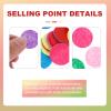 Artibetter 1000-Piece Round Nonwoven Fabric Pads for DIY Hair Accessories, Smooth Surface, Random Color view 3