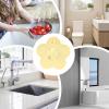 Fbinys Bathroom Sink Drain Cover - Flower-Shaped Silicone Hair Catcher view 3