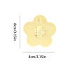 Fbinys Bathroom Sink Drain Cover - Flower-Shaped Silicone Hair Catcher view 4