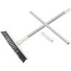COOPHYA Rotatable Cleaning Brush with Long Plastic and Stainless Steel Handle view 1