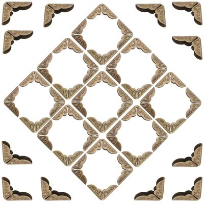 KHBUAB Vintage Corner Protectors - 100 Pack