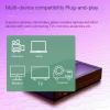Fockety 4-Channel HDMI Video Switcher with 5-Inch Screen, 4 HDMI Inputs, 1080p/60Hz, EU Plug view 4