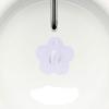 Bathroom Sink Drain Cover, Flower-Shaped Silicone Hair Catcher view 3