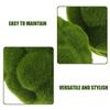 HOMOCONO Artificial Hanging Moss Balls, Flocked Foam, 3-Piece Set view 3