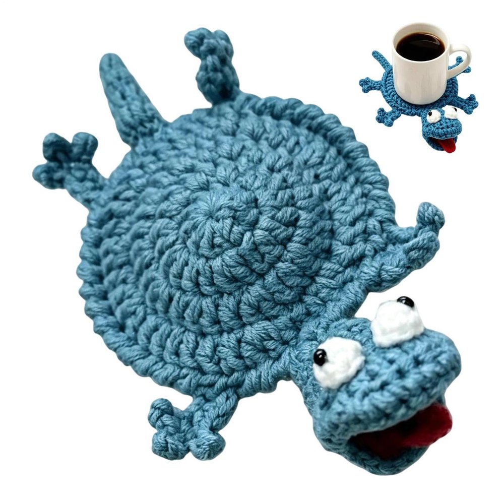 Crocheted Turtle Coasters