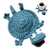 Crocheted Turtle Coasters view 1