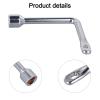 Triangular Wrench, Zinc Alloy, Rust-Resistant, Compact Design for Train Electrical Systems, Elevator Cabinets, and Water Meter Valves view 3