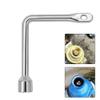 Triangular Wrench, Zinc Alloy, Rust-Resistant, Compact Design for Train Electrical Systems, Elevator Cabinets, and Water Meter Valves view 4