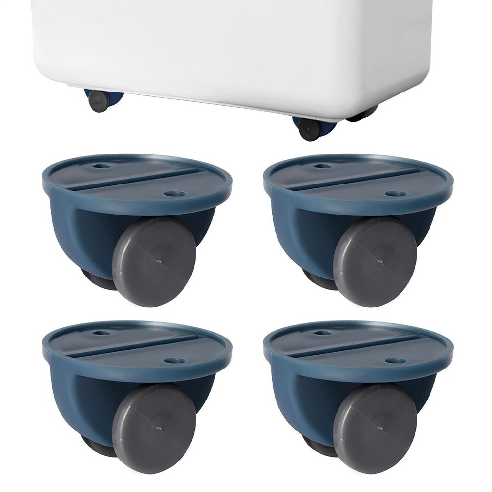 Generic Mini Wheels | Non-Swivel Wheels, 4 Pack