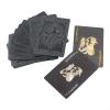 Plastic Poker Card Set with Waterproof Black and Gold Design, Lightweight and Easy to Shuffle for Poker, Blackjack, and Card Games, Portable for Travel view 3