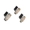 Brass Ball Valve, Hot/Cold Water Shutoff, 1/4 in, 3/8 in, or 1/2 in Male Thread view 1
