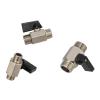 Brass Ball Valve, Hot/Cold Water Shutoff, 1/4 in, 3/8 in, or 1/2 in Male Thread view 4