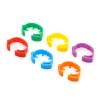 EGZASDI Plastic Poultry Leg Bands, Flexible Adjustable Chicken Rings, Multicolor, 22.4 cm, 3,050 Pieces (Orange, 30 pcs) view 3