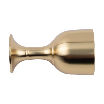 Vintage-Style Brass Wine Glass