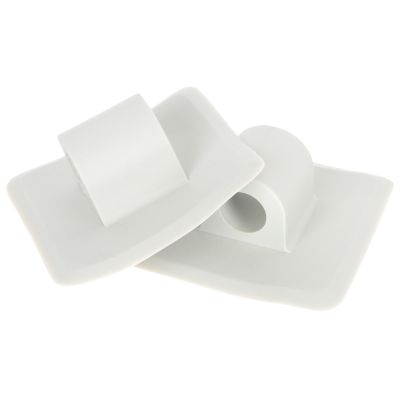 BESTOMZ Kayak Motor Mounting Clips, 2-Piece Plastic Set