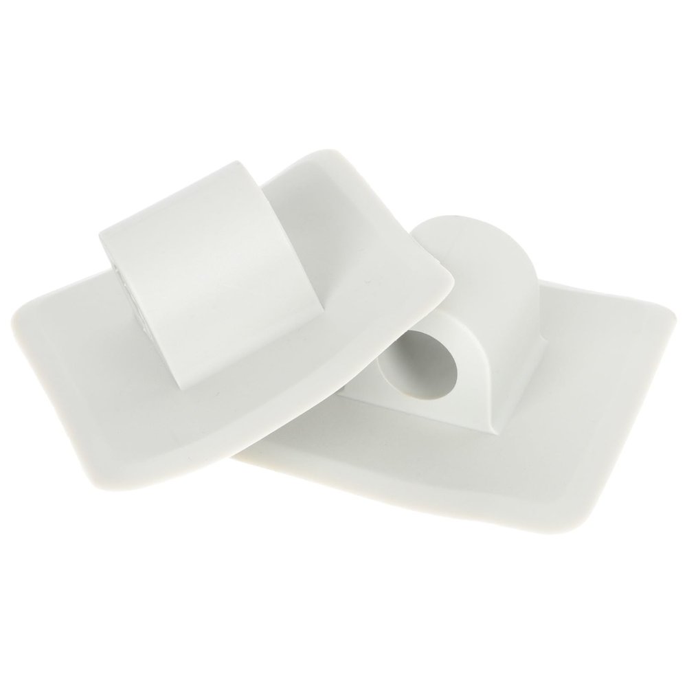 BESTOMZ Kayak Motor Mounting Clips, 2-Piece Plastic Set