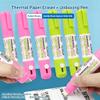 2-in-1 Privacy Wipe Box Cutter with Thermal Ink Eraser Pen view 2