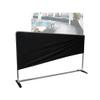 Temporre Table Tennis Surround Wall, Removable Training Fence, Pickleball Court Divider, Black, Lightweight Portable Barrier, Easy to Store for Stadiums and Schools view 1