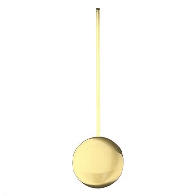 Helilyco Gold Metal Pendulum Wall Clock