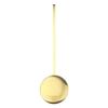 Helilyco Gold Metal Pendulum Wall Clock view 1