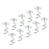 ULTECHNOVO Bed Skirt Pins Stainless Steel & Plastic 20 Pcs view 1