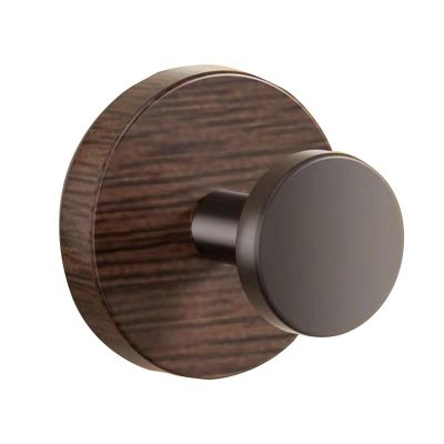 Suction Cup Hook with Wood Grain Design