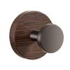 Suction Cup Hook with Wood Grain Design view 1