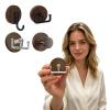 Suction Cup Hook with Wood Grain Design view 2