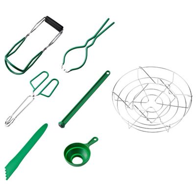 MUSISALY 7-Piece Stainless Steel and Silicone Canning Tool Set