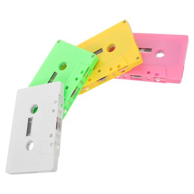 RORPOIR Vintage-Style Music Cassettes, 4-Pack, Retro Plastic Wall Decor