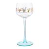 CHICAMPERA Stylish Cocktail Glass, Elegant Patterned Toasting Goblet for Bar and Home view 1