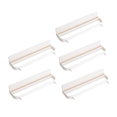 Abaodam 5-Piece Wall-Mounted Shoe Organizer, Beige