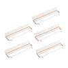 Abaodam 5-Piece Wall-Mounted Shoe Organizer, Beige view 1