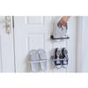 Abaodam 5-Piece Wall-Mounted Shoe Organizer, Beige view 4