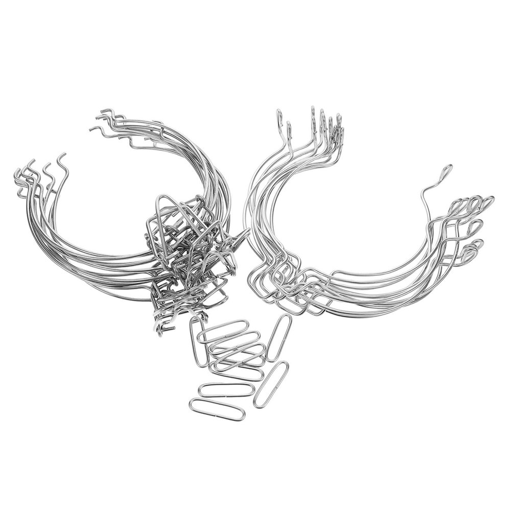 Stainless Steel Wire Closure Clasps, 10-Pack, for Airtight Glass Containers