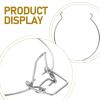 Stainless Steel Wire Closure Clasps, 10-Pack, for Airtight Glass Containers view 3