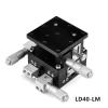 KGLHJDY Fine-Adjustment Stage, Manual Positioning Platform, Linear Slide LD40-LM, 40 × 40 mm view 3