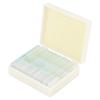 Culnflun Prepared Microscope Slides, 25 Mixed Animal and Plant Tissue Slides with Storage Box view 1