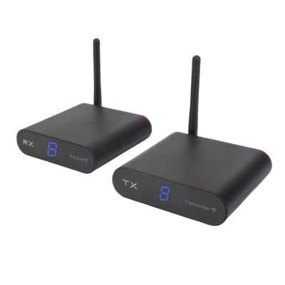 Cuifati Wireless AV Transmitter and Receiver Set, 5.8 GHz, 8-Channel, 300 m Range, PAL/NTSC, EU Plug