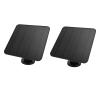 Cocoarm 2-Pack 12W Monocrystalline Solar Panel Chargers with Micro-USB and Adapter, IP65, 9.8-ft Cable view 2