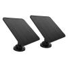 Cocoarm 2-Pack 12W Monocrystalline Solar Panel Chargers with Micro-USB and Adapter, IP65, 9.8-ft Cable view 4
