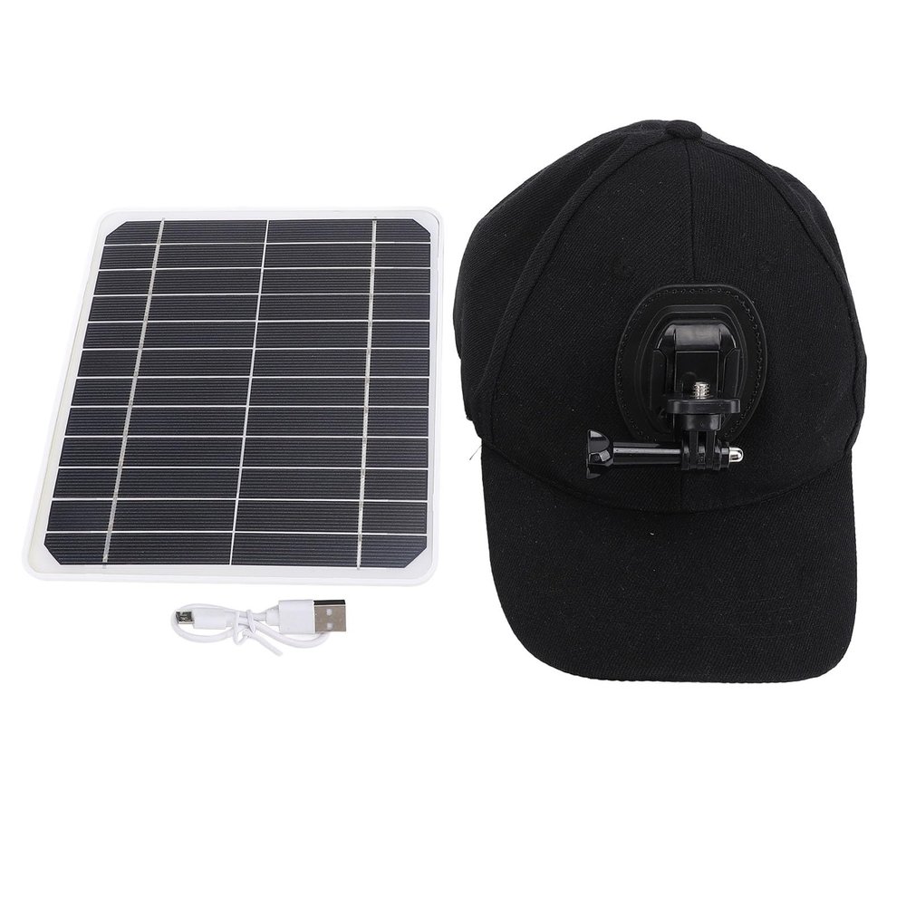 Monocrystalline Solar Panel with Hood, Dual USB Ports and 5V PD Fast Charging